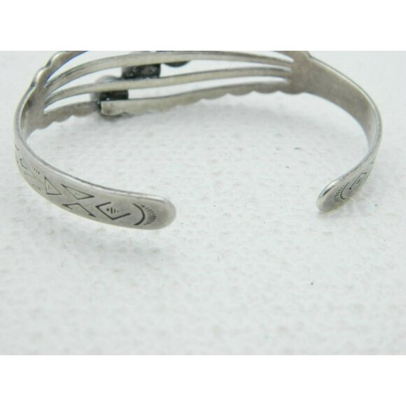 Dead Pawn Native American Maisels Sterling Ball Cuff Bracelet - Picture 4 of 6